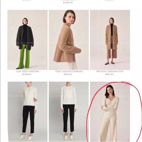 TSE 🔥SALE🔥extra fine wool luxury red sweater cardigan - Picture 5 of 5